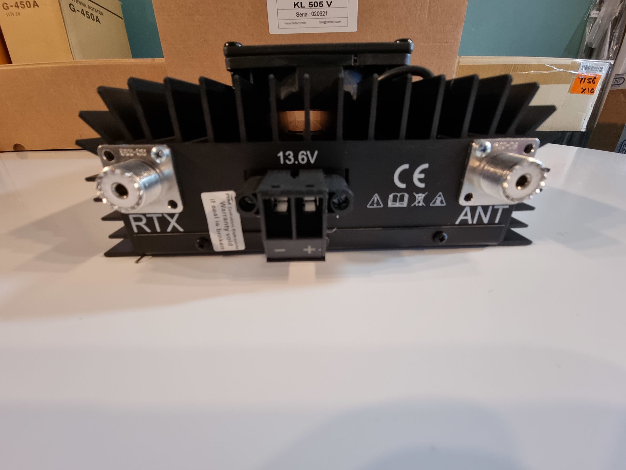 RM Italy KL-505V High Power Amplifier With Twin Fans. – ATR