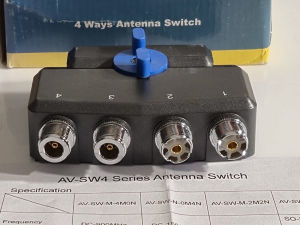 Avair AV-SW-N-2M2N Antenna Coaxial Switch