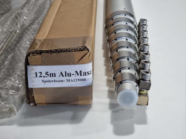 Spiderbeam 12.5m Aluminium Telescopic Mast.