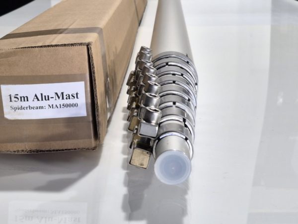 Spiderbeam 15m Aluminium Telescopic Mast.