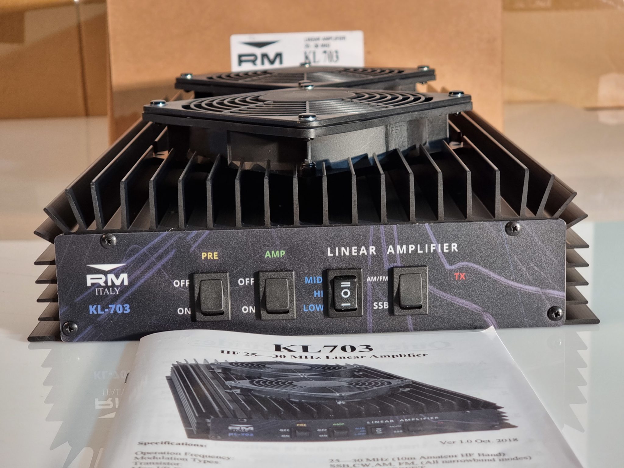 RM Italy KL-703 High Power Linear Amplifier 500W – ATR