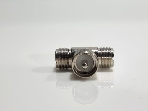 RFI UHF-32 TEE In-Line RF Adaptor