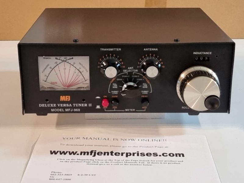 Mfj Amateur Radio Deluxe Hf Antennentuner Mit Eingebautem Balun | My ...