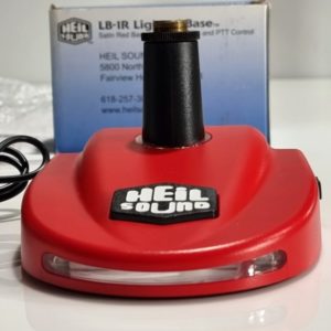 Heil Sound LB-1R Black Lighted Microphone Base With PTT