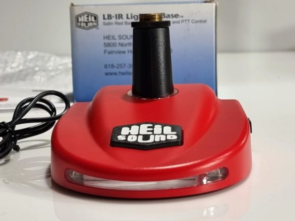 Heil Sound LB-1R Black Lighted Microphone Base With PTT