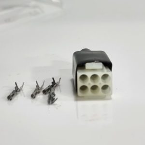6PDC HF Amateur Radio 6-Pin DC Connector Plug.