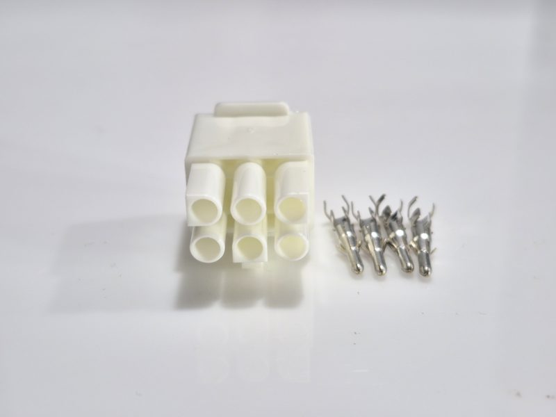 6PDC HF Amateur Radio 6-Pin DC Connector Plug