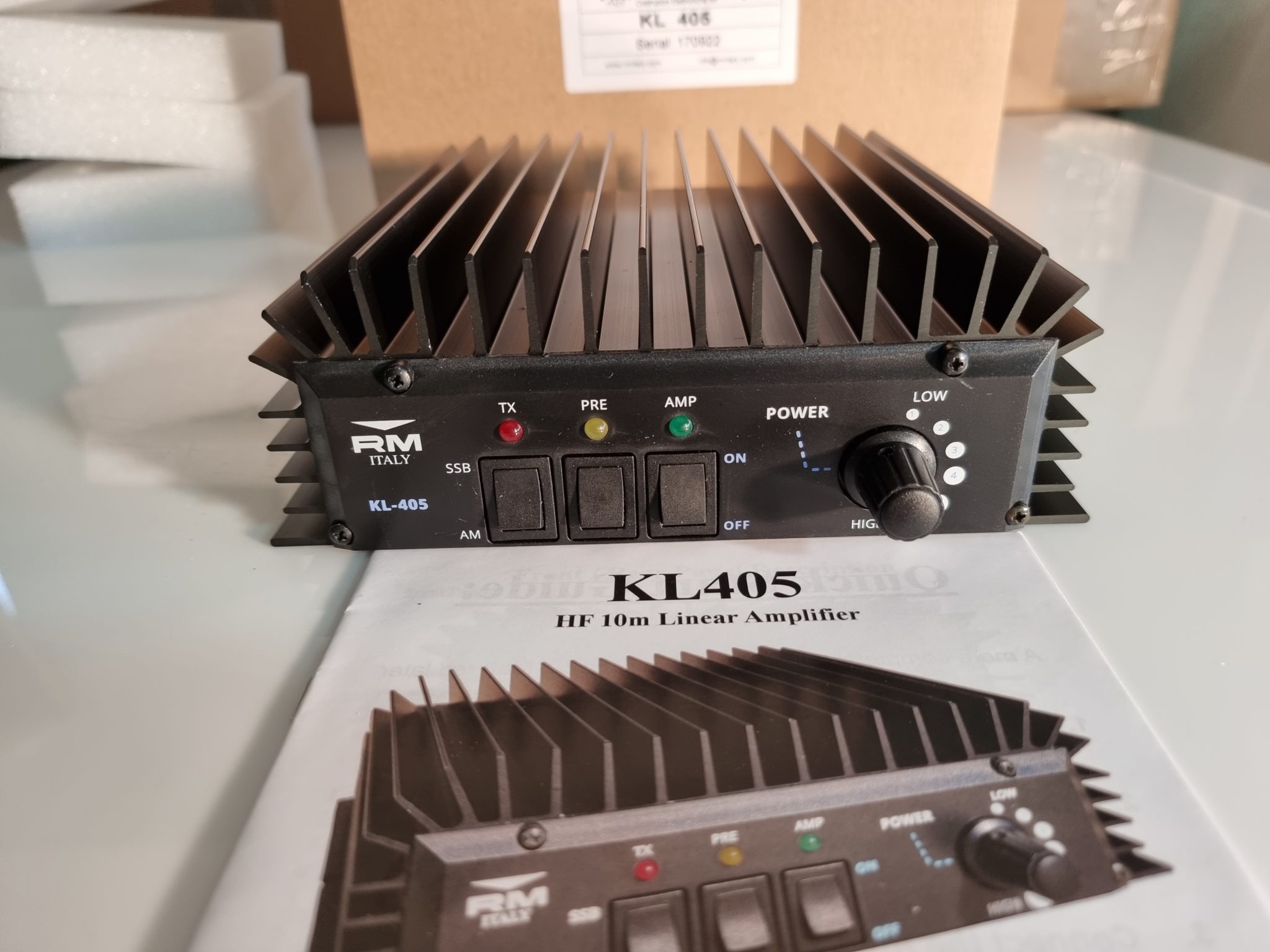 RM Italy KL-405 HF Linear Amplifier – ATR