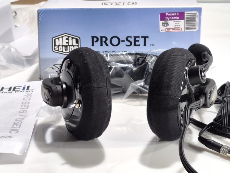 Cuffia Microfono Heil PS6 Proset 6 Per Radioamatori – Capsula HC6 Per RTX
