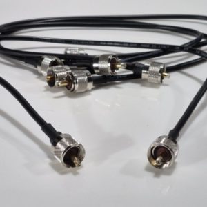 RadioTel RG58C/U MIL-C-17G (60cm) 2 x Patch Leads