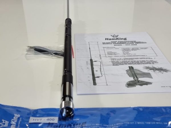 Hamking HVT-400B  High Performance HF-VHF-UHF Mobile Antenna