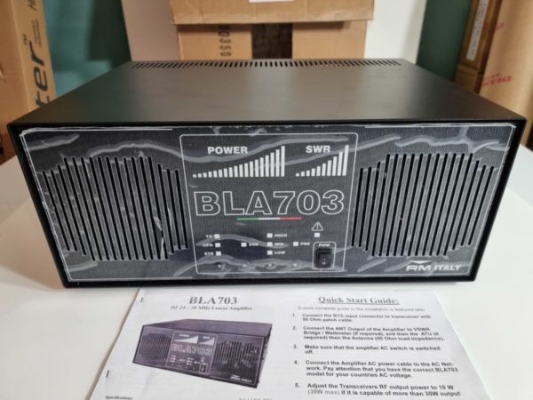 RM Italy BLA-703 HF HIGH POWER Base Linear Amplifier 500W - Image 7