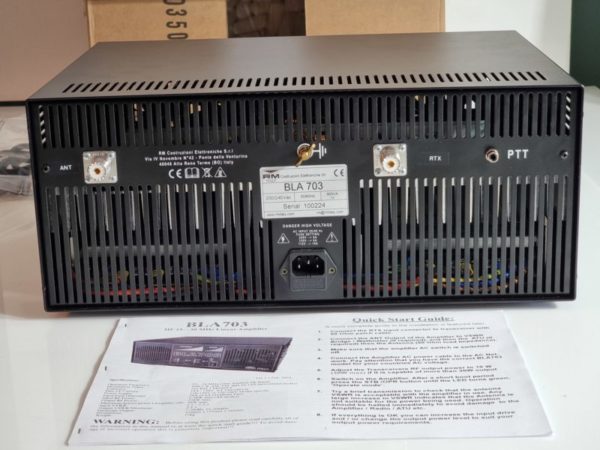 RM Italy BLA-703 HF HIGH POWER Base Linear Amplifier 500W - Image 5