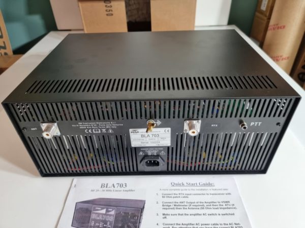 RM Italy BLA-703 HF HIGH POWER Base Linear Amplifier 500W - Image 4