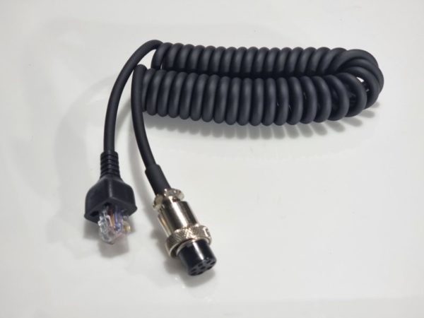 Yaesu T9101658 Coiled Microphone Cable MD-100A8X - Image 3