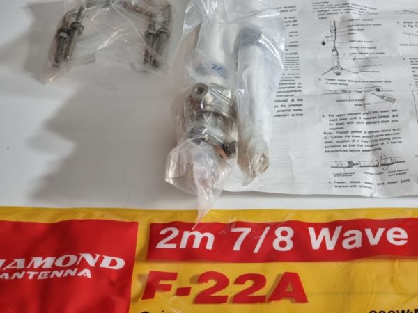 Diamond F-22A Mono Band 2m Base Vertical Antenna. - Image 3