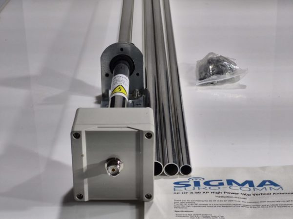 Sigma SE HF X-80XP Base Vertical Antenna 1kW